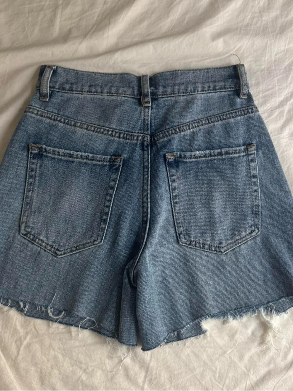 PacSun Light Blue Baggy Jeans - Denim Waistband Detail